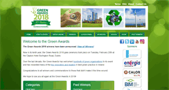 Desktop Screenshot of greenawards.ie